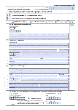 Formblatt DEN
